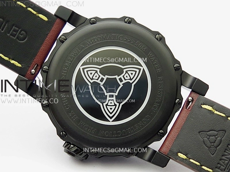 Hankham Samurai PVD on Brown Leather Strap MIYOTA 8215