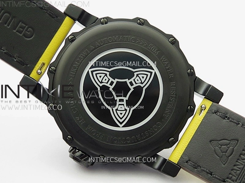 Hankham Samurai PVD on Yellow Leather Strap MIYOTA 8215