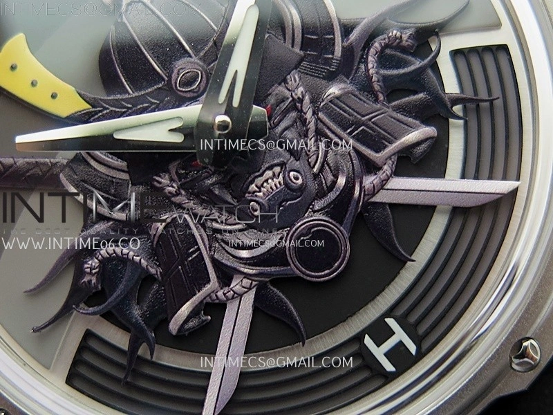 Hankham Samurai SS on Black Leather Strap MIYOTA 8215