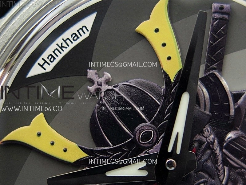 Hankham Samurai SS on Black Leather Strap MIYOTA 8215