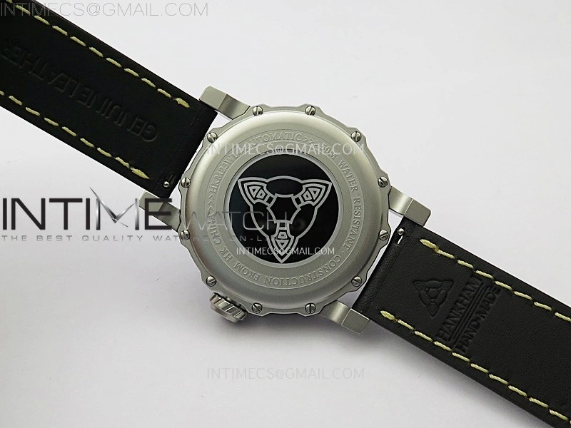 Hankham Samurai SS on Black Leather Strap MIYOTA 8215