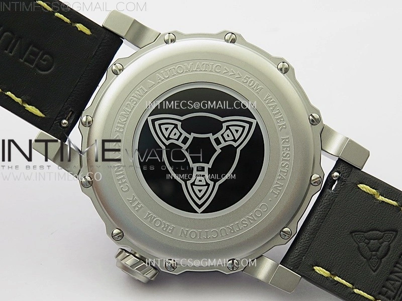 Hankham Samurai SS on Black Leather Strap MIYOTA 8215