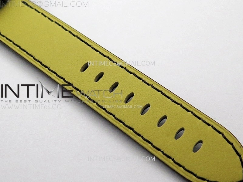 Hankham Samurai SS on Yellow Leather Strap MIYOTA 8215