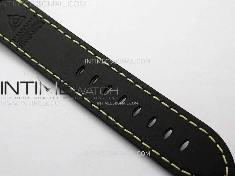Hankham Samurai Two Tone on Black Leather Strap MIYOTA 8215