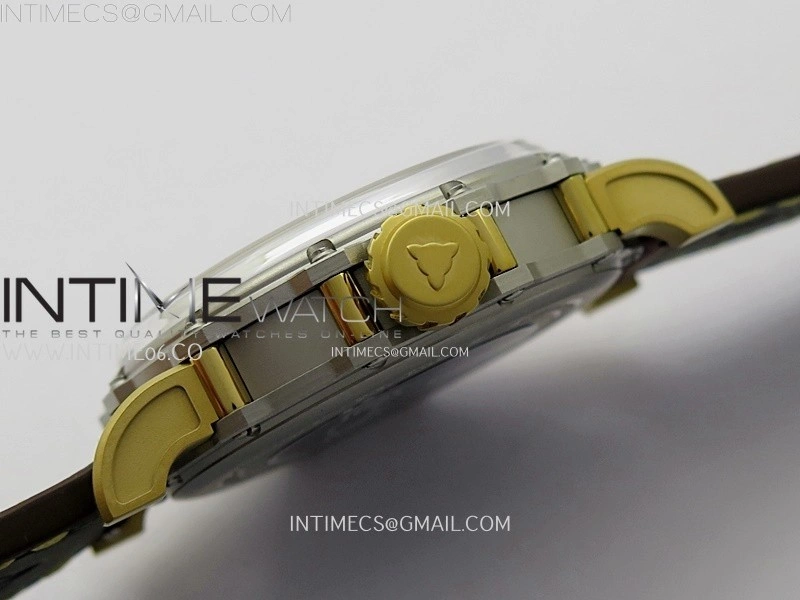 Hankham Samurai Two Tone on Brown Leather Strap MIYOTA 8215