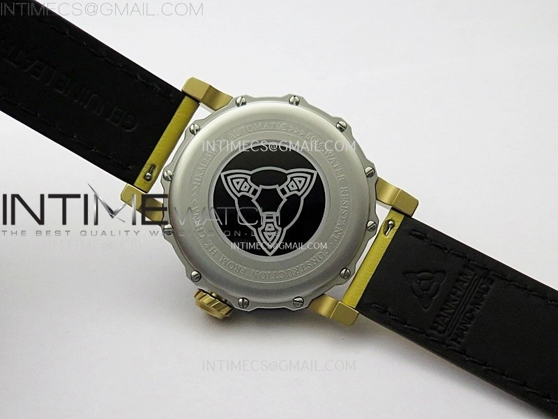 Hankham Samurai Two Tone on Yellow Leather Strap MIYOTA 8215