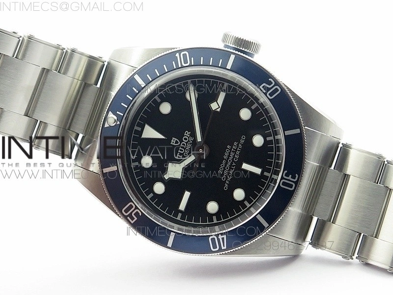 Heritage 2016 Black Bay Shield ZF 1:1 Best Edition Blue on SS Bracelet A2824 V5