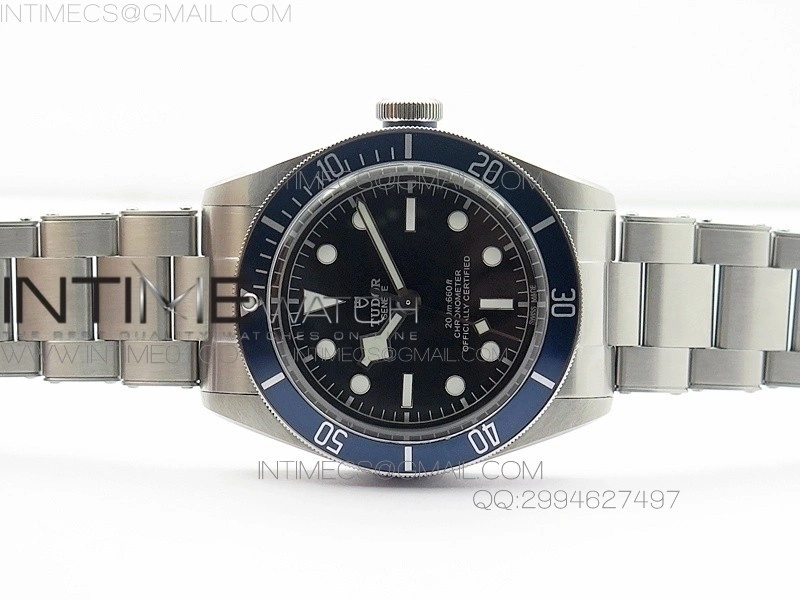 Heritage 2016 Black Bay Shield ZF 1:1 Best Edition Blue on SS Bracelet A2824 V5