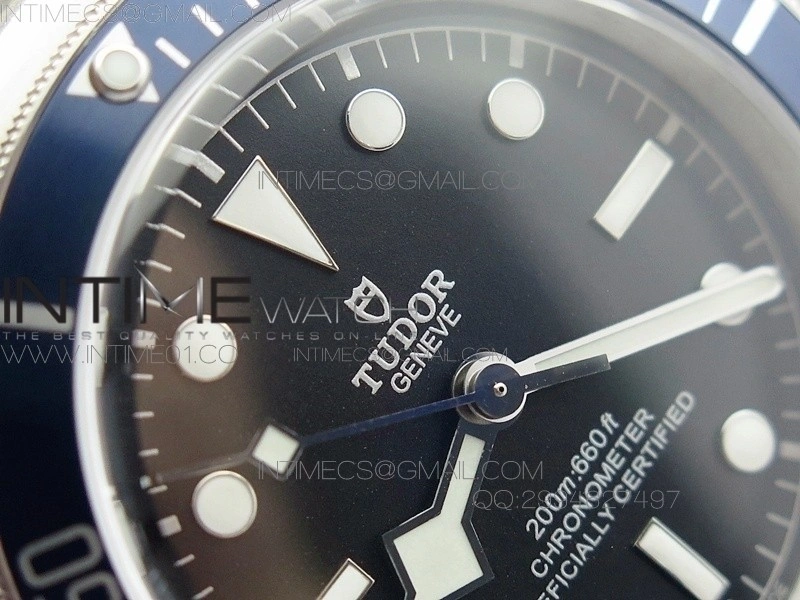 Heritage 2016 Black Bay Shield ZF 1:1 Best Edition Blue on SS Bracelet A2824 V5