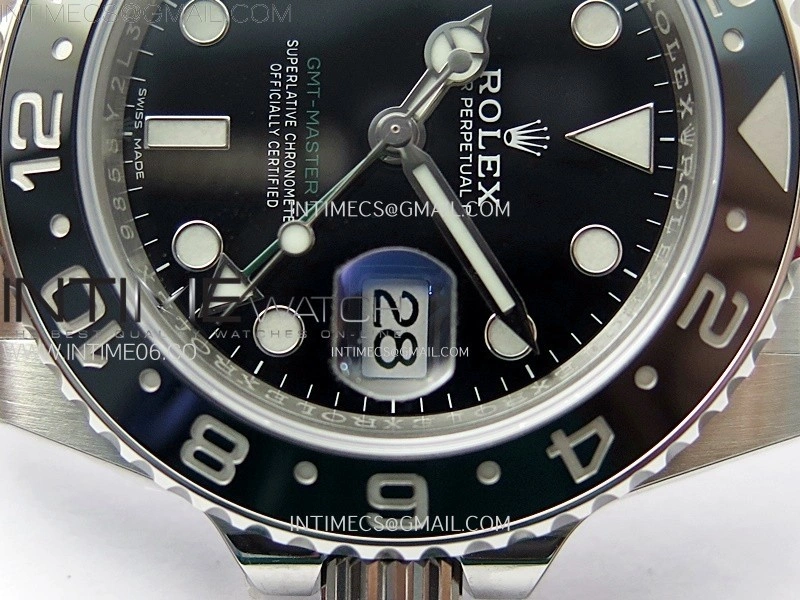 GMT Master II 116710 LN 904L SS AR+F 1:1 Best Edition Black Dial on Oyster Bracelet DD3285 CHS
