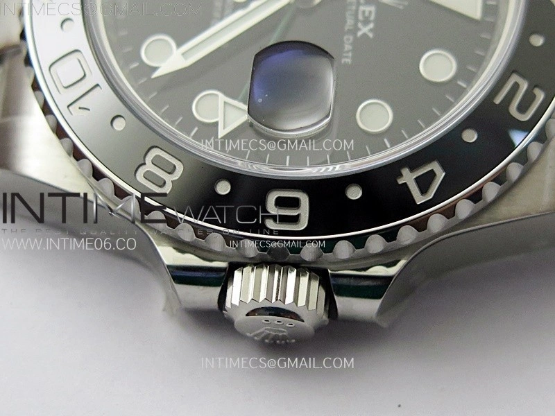 GMT Master II 116710 LN 904L SS AR+F 1:1 Best Edition Black Dial on Oyster Bracelet DD3285 CHS