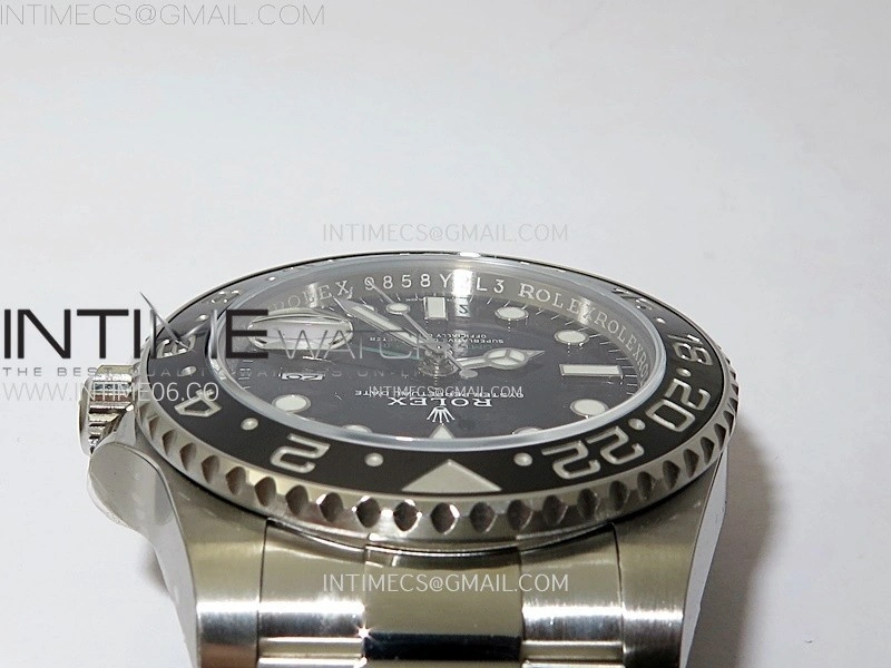 GMT Master II 116710 LN 904L SS AR+F 1:1 Best Edition Black Dial on Oyster Bracelet DD3285 CHS