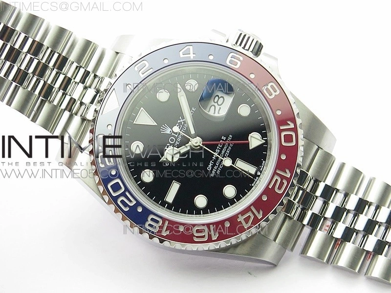 GMT-Master II 126710 BLRO Pepsi Red Blue Ceramic 904L Steel VRF 1:1 Best Edition SA3285 CHS V3