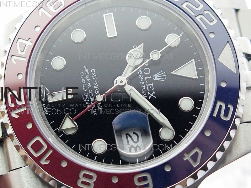 GMT-Master II 126710 BLRO Pepsi Red Blue Ceramic 904L Steel VRF 1:1 Best Edition SA3285 CHS V3