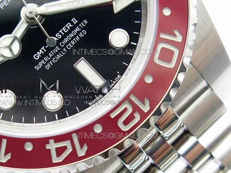 GMT-Master II 126710 BLRO Pepsi Red Blue Ceramic 904L Steel VRF 1:1 Best Edition SA3285 CHS V3