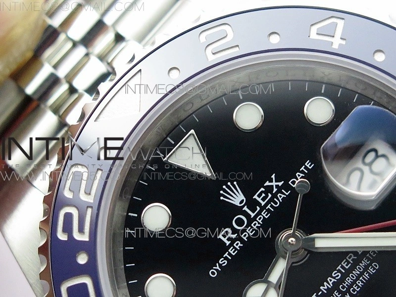 GMT-Master II 126710 BLRO Pepsi Red Blue Ceramic 904L Steel VRF 1:1 Best Edition SA3285 CHS V3