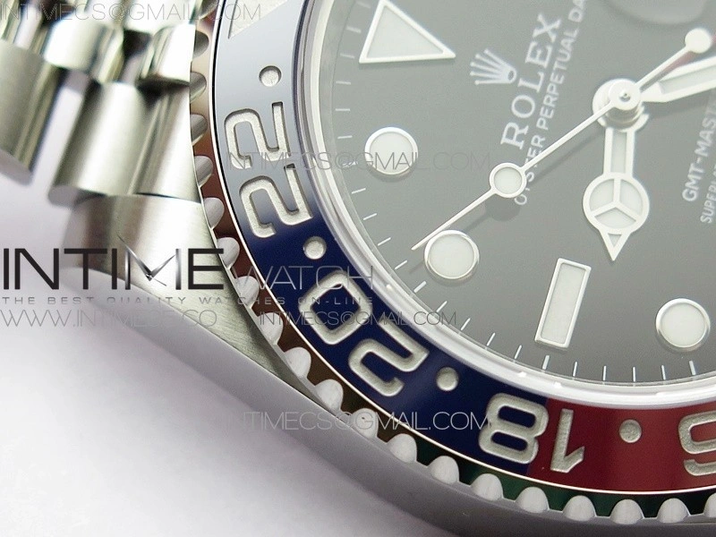 GMT-Master II 126710 BLRO Pepsi Red Blue Ceramic 904L Steel VRF 1:1 Best Edition SA3285 CHS V3