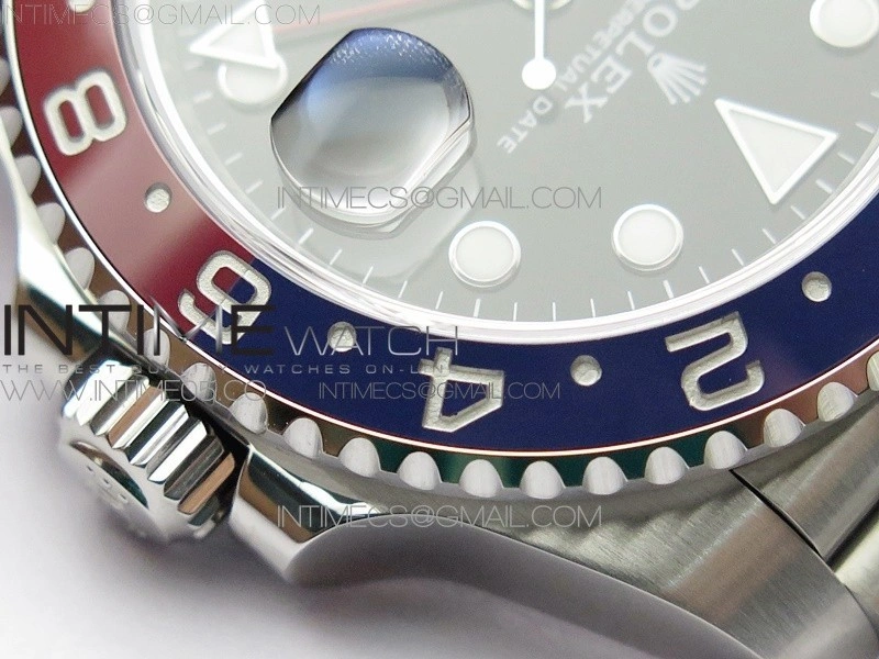 GMT-Master II 126710 BLRO Pepsi Red Blue Ceramic 904L Steel VRF 1:1 Best Edition SA3285 CHS V3