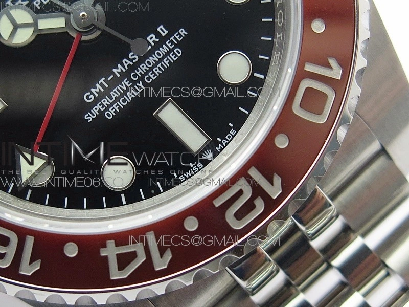 GMT Master II 126710 BLRO Red Blue 904L SS 3EF 1:1 Best Edition on Jubilee Bracelet VR3285 CHS