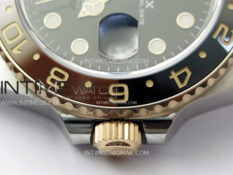 GMT Master II 126711 CHNR 904L SS AR+F 1:1 Best Edition Black Dial on SS RG Bracelet DD3285 CHS