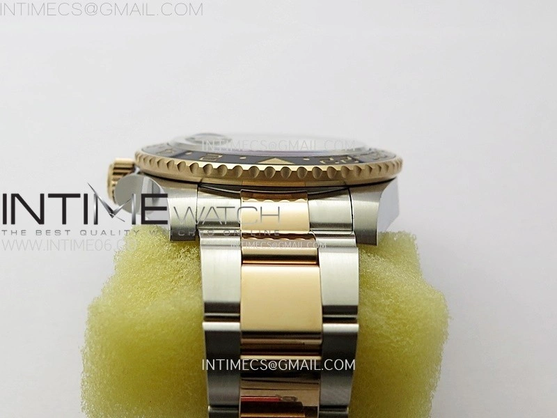 GMT Master II 126711 CHNR 904L SS AR+F 1:1 Best Edition Black Dial on SS RG Bracelet DD3285 CHS