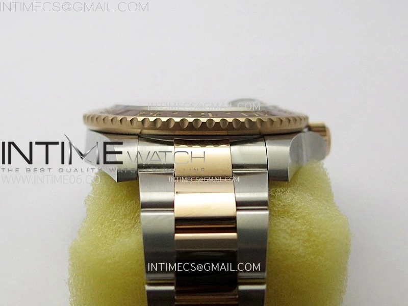 GMT Master II 126711 CHNR 904L SS AR+F 1:1 Best Edition Black Dial on SS RG Bracelet DD3285 CHS