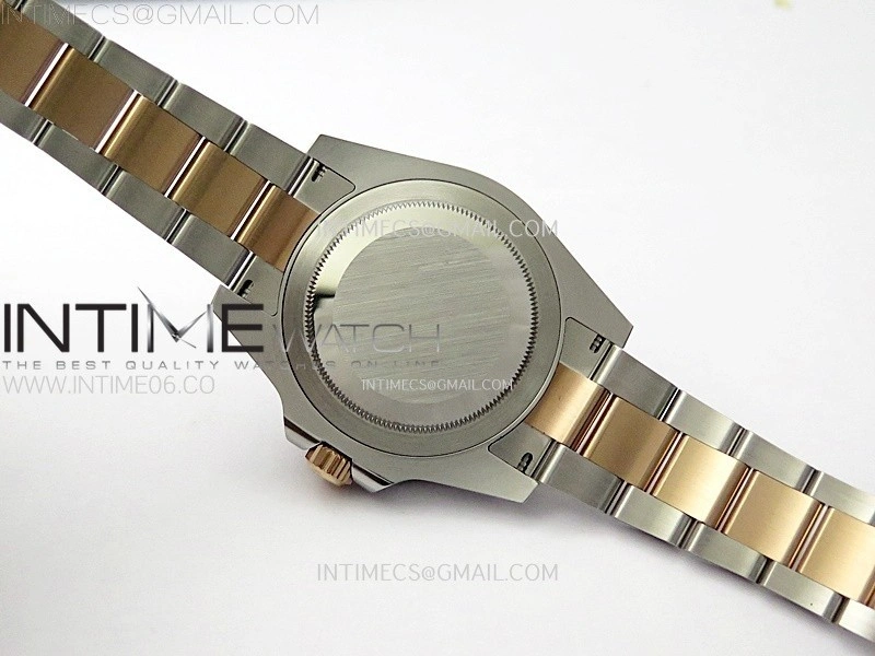 GMT Master II 126711 CHNR 904L SS AR+F 1:1 Best Edition Black Dial on SS RG Bracelet DD3285 CHS
