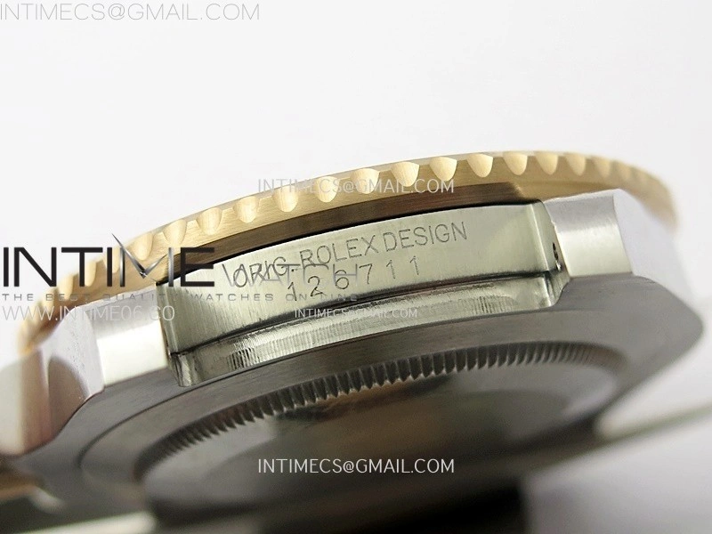 GMT Master II 126711 CHNR 904L SS AR+F 1:1 Best Edition Black Dial on SS RG Bracelet DD3285 CHS