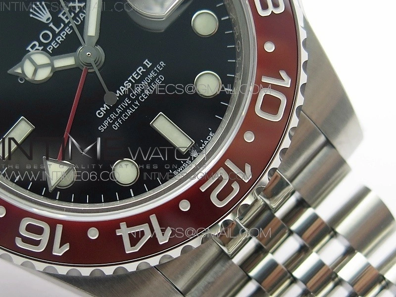 GMT Master II 126710 BLRO Red Blue 904L SS BP 1:1 Best Edition on Jubilee Bracelet VR3285 CHS