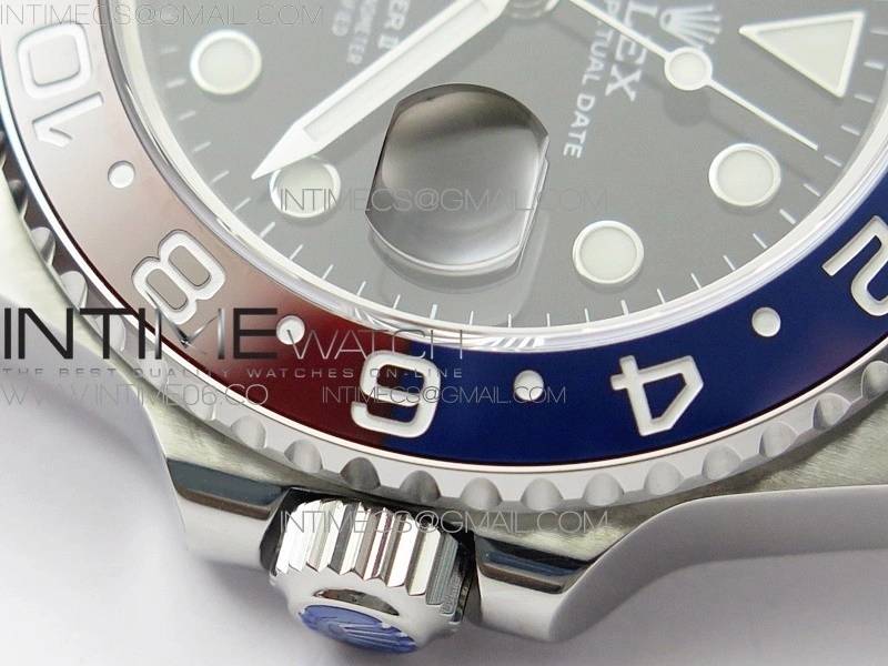 GMT Master II 126710 BLRO Red Blue 904L SS BP 1:1 Best Edition on Jubilee Bracelet VR3285 CHS
