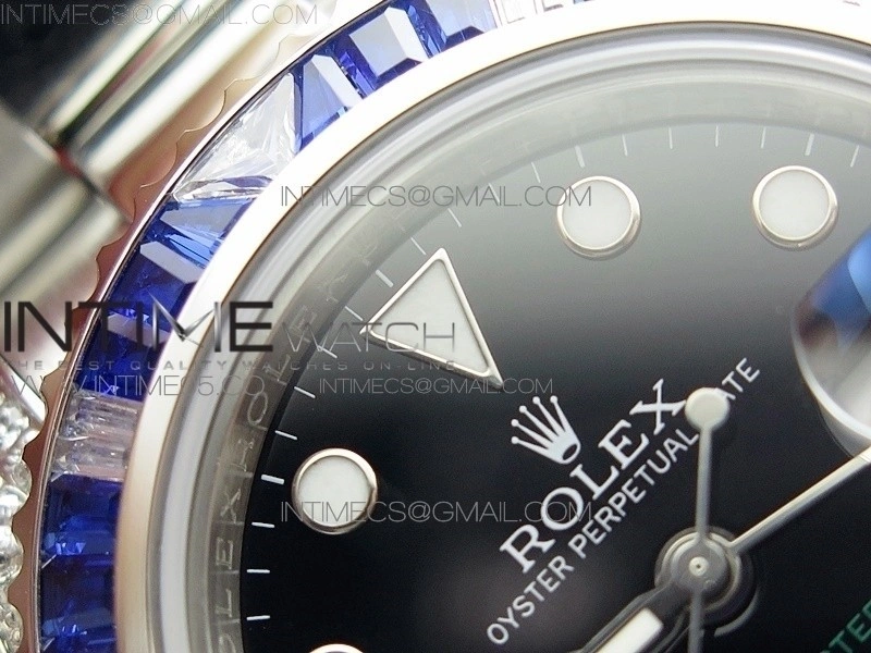GMT Master II 126710 White Blue T Crystal BP Best Edition Black Dial On SS Bracelet 3186 CHS