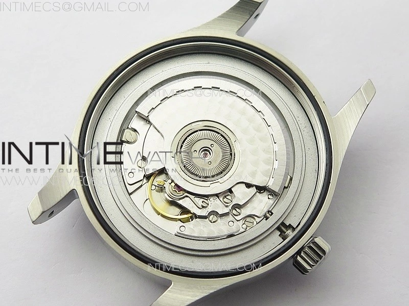 Mark XVIII IW327006 Titanium M+F 1:1 Best Edition Black Dial on Brown Leather Strap A2892