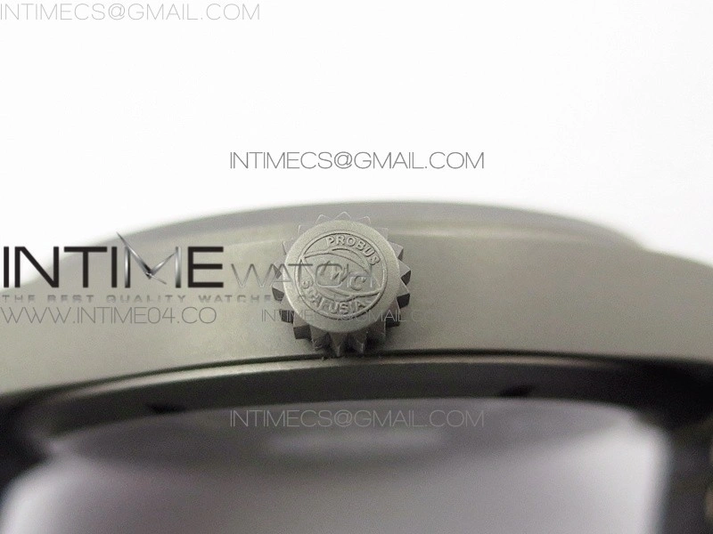 Mark XVIII IW327006 Titanium M+F 1:1 Best Edition Black Dial on Brown Leather Strap A2892