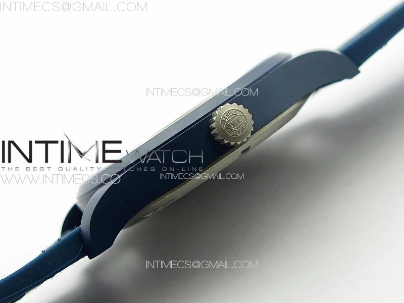 Mark XVIII IW328101 Blue Ceramic M+F 1:1 Best Edition Blue Dial on Blue Nylon Strap A2892