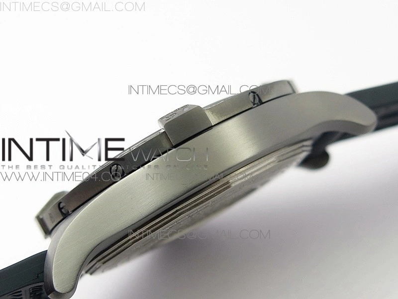 AVENGER BLACKBIRD V17311 Ti DLC 1:1 Best Edition Black Dial Diamonds Bezel on Nylon Strap A2824