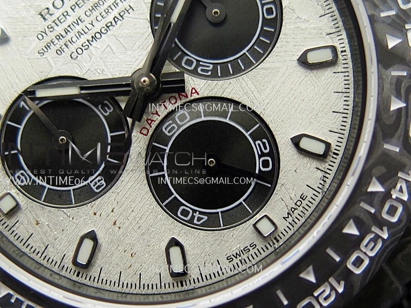 Daytona DIW Black Carbon SONIC 1:1 Best Edition Meteorite Dial on Black Nylon Strap SA4130