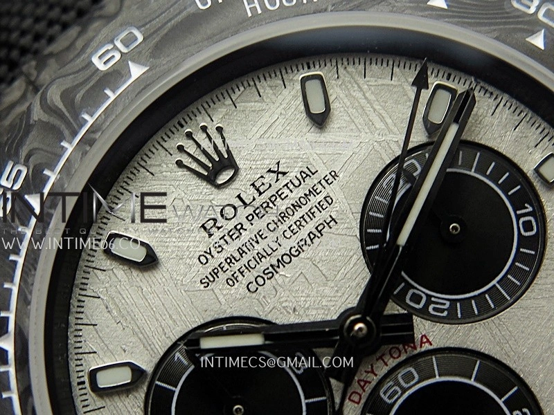Daytona DIW Black Carbon SONIC 1:1 Best Edition Meteorite Dial on Black Nylon Strap SA4130