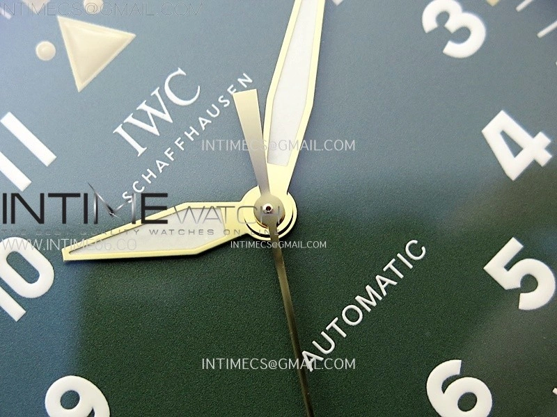Big Pilot IW329702 Bronze M+F 1:1 Best Edition Green Dial On Brown Leather Strap SEIKO 8N-24