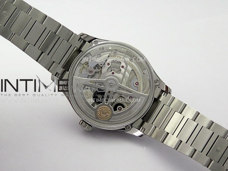 Portugieser IW501701 42mm SS APSF 1:1 Best Edition White Dial RG Marker On SS Bracelet A52010