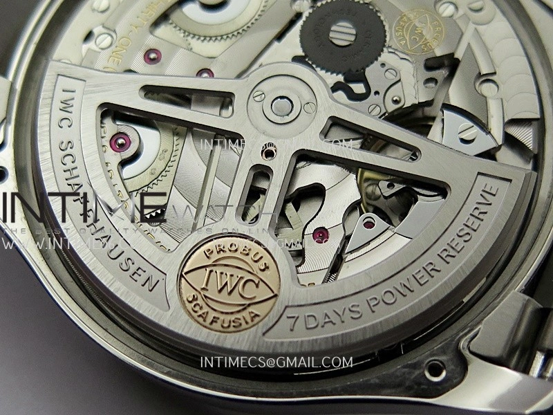 Portugieser IW501701 42mm SS APSF 1:1 Best Edition White Dial RG Marker On SS Bracelet A52010