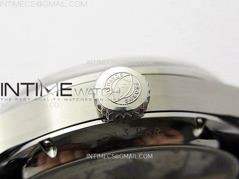 Portuguese IW503301 Real PR SS APSF 1:1 Best Edition Gray Dial On Black Leather Strap A52010