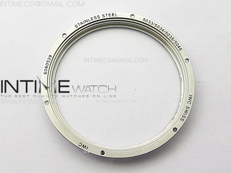 Portuguese IW503301 Real PR SS APSF 1:1 Best Edition Gray Dial On Black Leather Strap A52010