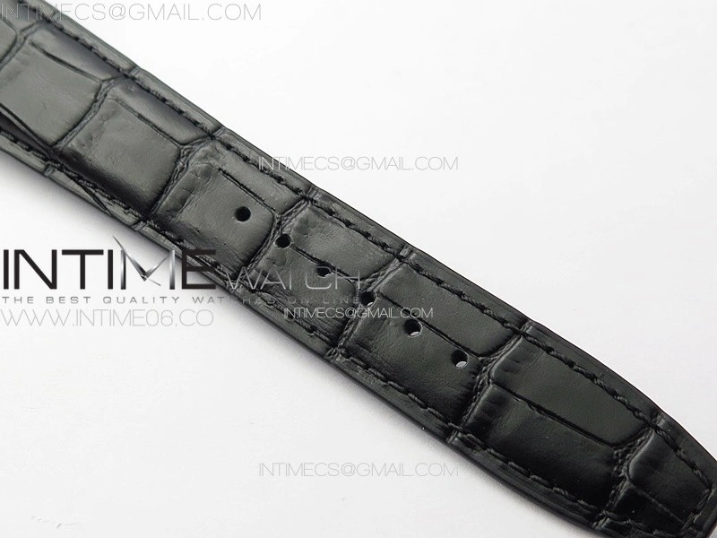 Portuguese IW503401 Real PR SS APSF 1:1 Best Edition Blue Dial On Black Leather Strap A52610