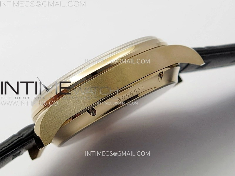 Portuguese IW503404 Real PR RG APSF 1:1 Best Edition Gray Dial On Black Leather Strap A52010