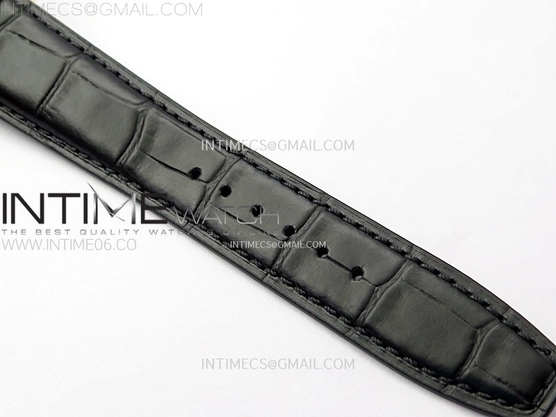 Portuguese IW503404 Real PR RG APSF 1:1 Best Edition Gray Dial On Black Leather Strap A52010