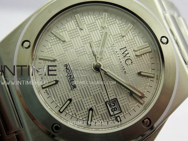 Ingenieur IW328902 SS GHF 1:1 Best Edition Silver Dial On SS Bracelet Miyota 9015