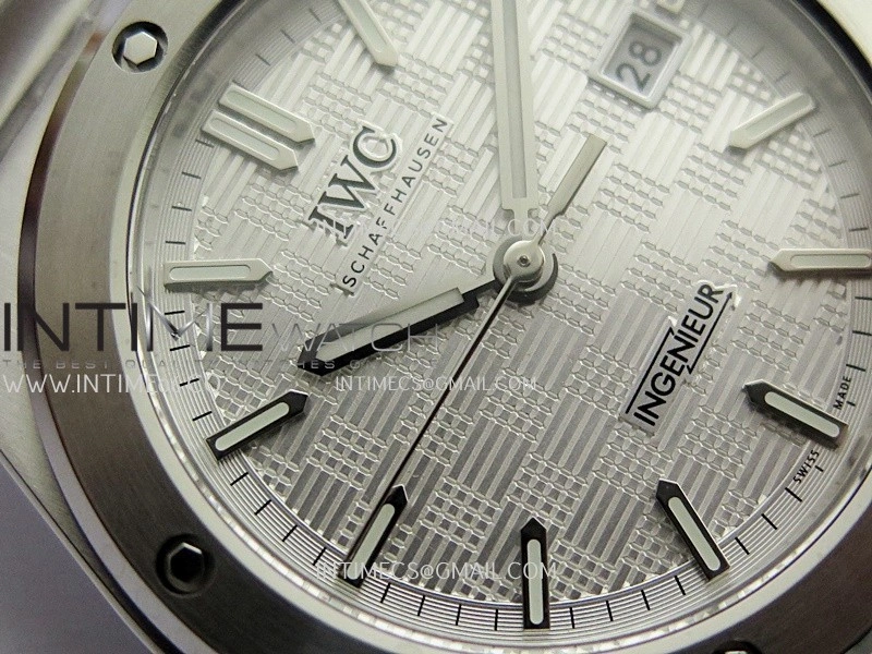 Ingenieur IW328902 SS GHF 1:1 Best Edition Silver Dial On SS Bracelet Miyota 9015