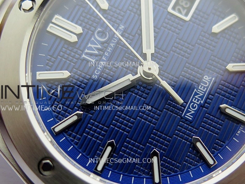 Ingenieur IW328907 SS GHF 1:1 Best Edition Blue Dial On SS Bracelet Miyota 9015