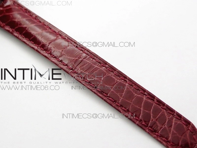 Tank WJTA0029 29mm 8848F Crystal Bezel SS Silver Dial on Pink Croco Strap Ronda Quartz