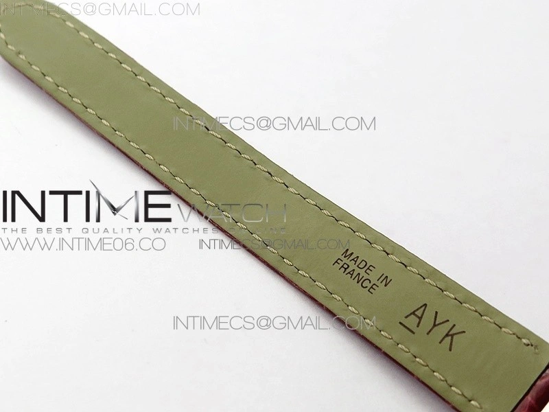 Tank WJTA0029 29mm 8848F Crystal Bezel SS Silver Dial on Pink Croco Strap Ronda Quartz